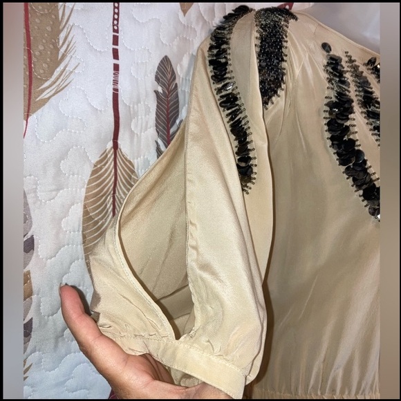 Anthropologie Yoana Baraschi 100% Silk Blouse M - Picture 8 of 16